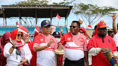 Pangkoarmada III Dukung Pencanangan Bulan Kemerdekaan RI di Provinsi Papua Barat Daya