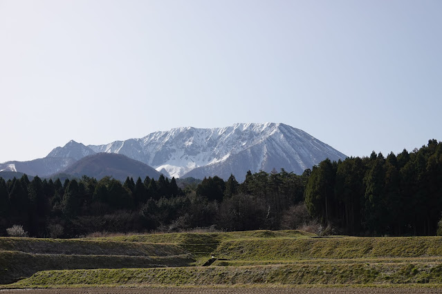 鳥取県道314号赤松大山線　種原　大山の眺望