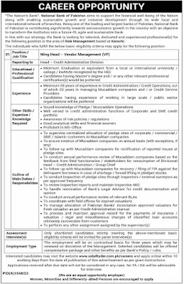 National Bank of Pakistan Jobs | NBP Jobs 2023