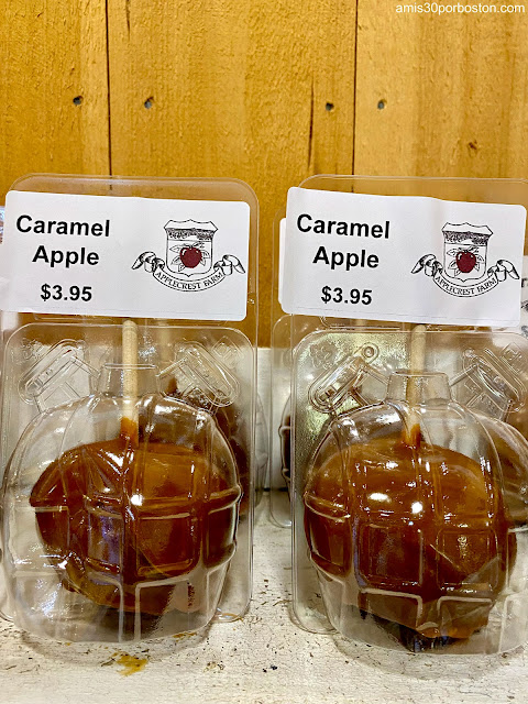 Dulces en la Tienda de Applecrest Farm Orchards en New Hampshire