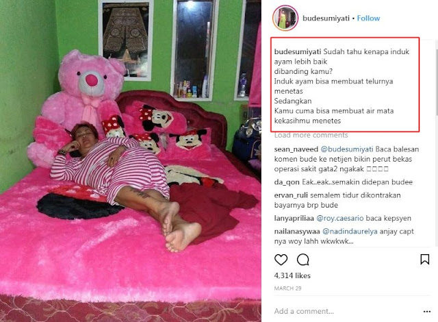 10 Status 'Bude Sumiyati' yang Absurd Abis, Kocak Banget!