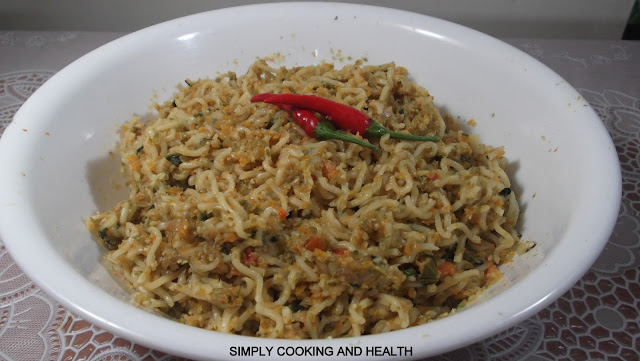 Easy noodles for convalescent and elderly