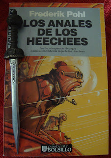 Portada del libro Los anales de los Heechees, de Frederik Pohl