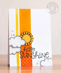 Sunny Studio Stamps: Sunny Sentiments Hello Sunshine card by Marion Vagg