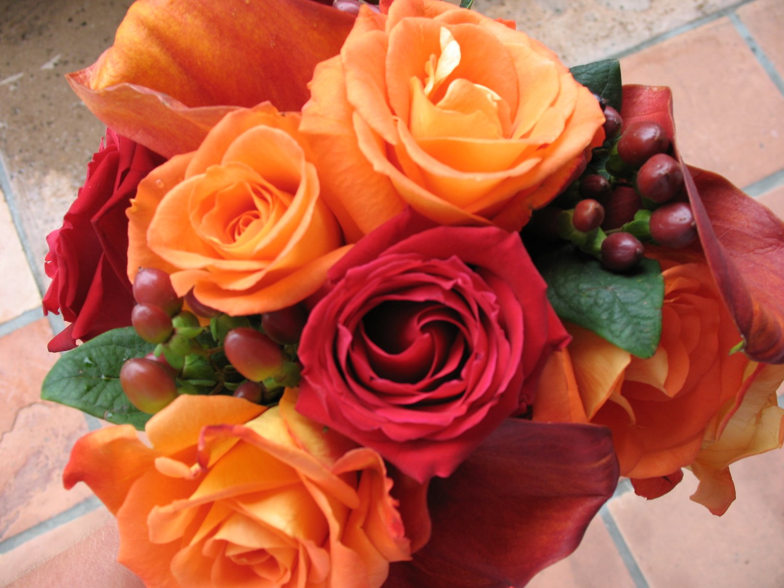 Autumn wedding bouquet