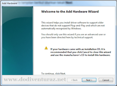 Tutorial Cara Install Loopback Adapter di Windows 7