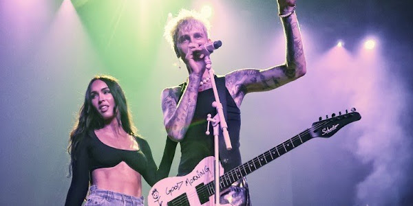 Machine Gun Kelly and Megan Fox Welcome Their Affection In front of an audience at Indy 500 End of the week Show 