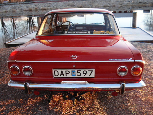 Min 1966 Opel Rekord B Har g tt 127 000 km er omlakkert men ellers