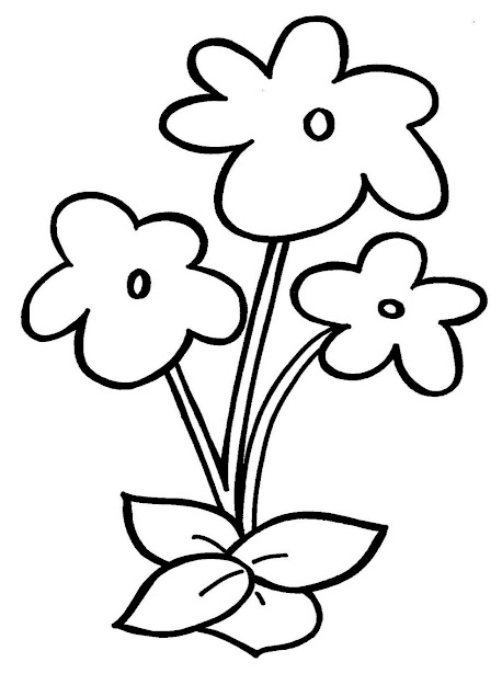 Appealing Coloring Pages Draw Easy Flowers Flower Pagesflower For Adults  Coloring Full Version 