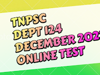 TNPSC-DEPT-124-24-DEPARTMENTAL EXAM - A.T CODE 124 - ONLINE TEST - DECEMBER 2022 - QUESTION 41-60