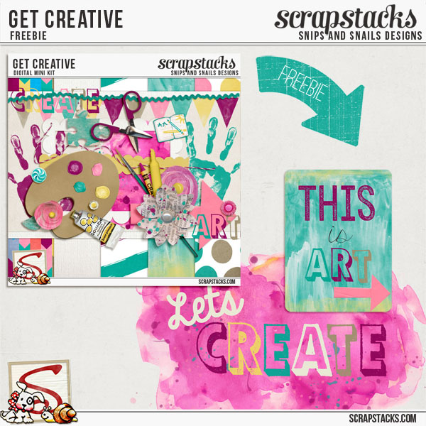  Get Creative Freebie by Snips and Snails Designs