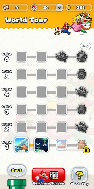 لعبة Super Mario Run | لعبة سوبر ماريو للموبايل ومغامرات لا تنتهي