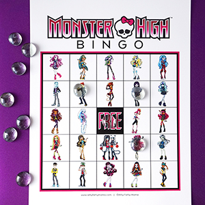 Monster High Bingo