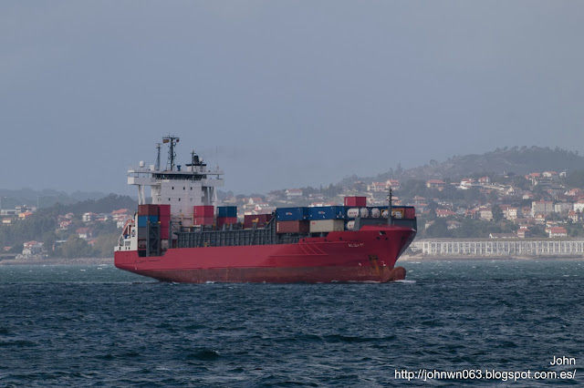 alida, fotos de barcos, container ship, vigo