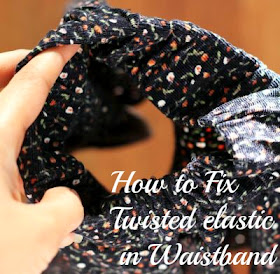 Fix twisted elastic in waistband