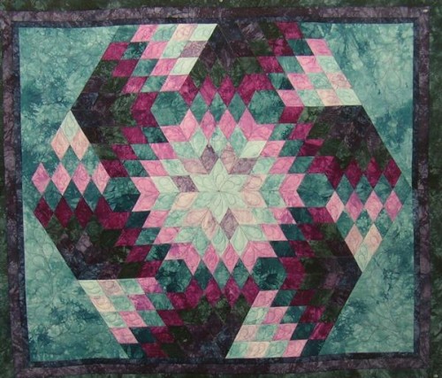 Spinning Diamonds Quilt - Free Pattern 