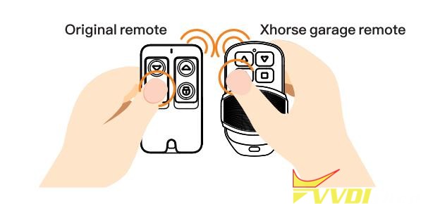 Clone Xhorse XKGHG1EN Garage Remote 3