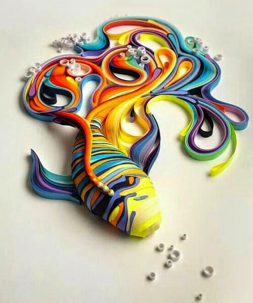 DIY : Hiasan Dinding Seni Quilling