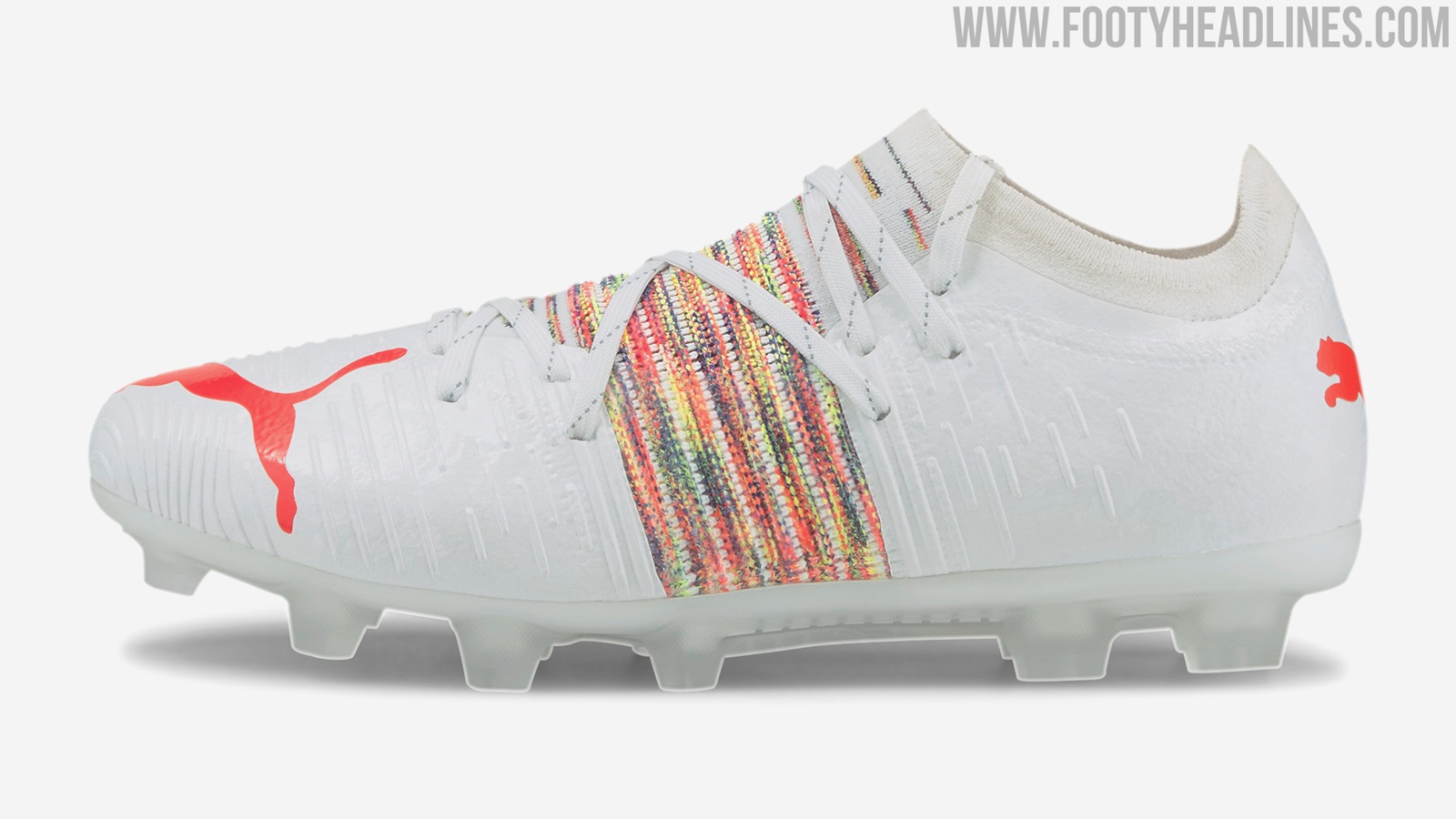 White / Multicolor Next-Gen Puma Future Z 2021 'Spectra Pack' Boots