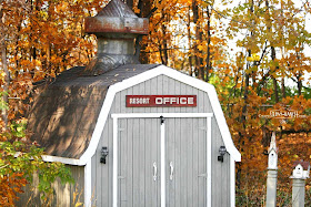 Resort Sign on Shed, Bliss-Ranch.com