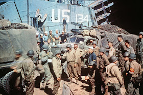 Fotografías a color del Día D - Desembarco de Normandía