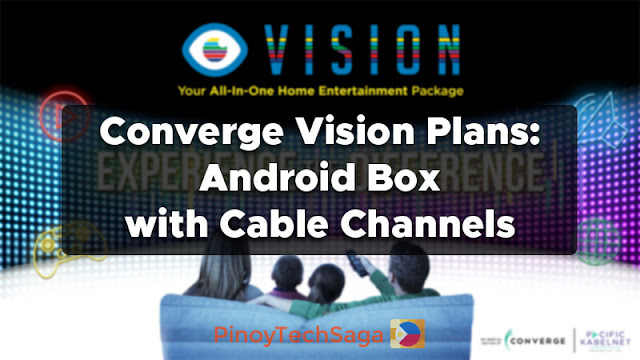 Converge Vision Plans: Android Box with Cable Channels