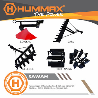 Alat Pertanian Cultivator Hummax Megator