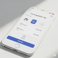 모바일에서도 가능한 자동차취득세 납부 화면
