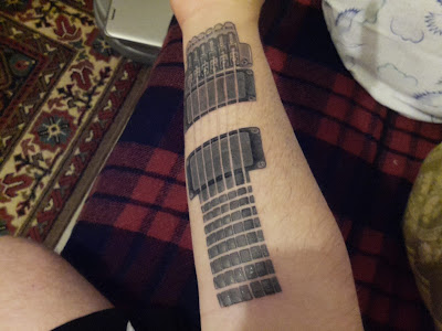 guitar tattoo