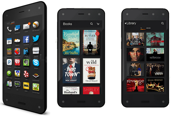 amazon Fire Phone هاتف الذكي امازون الجديد فاير فون مميزات مواصفات تقنيات 