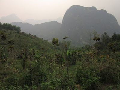 Cerca de Nong Khiaw, Laos