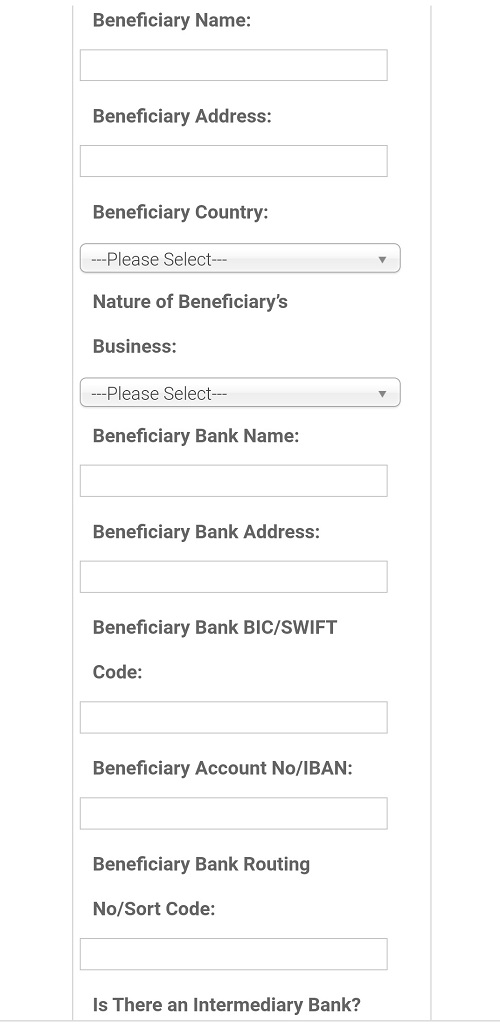 gtbank add new beneficiary form