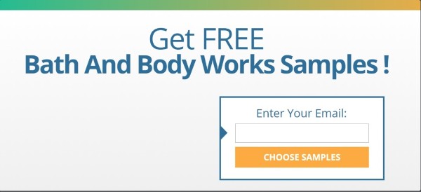 Get Bath and Body Works Samples Now!