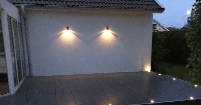 Composite decking lights