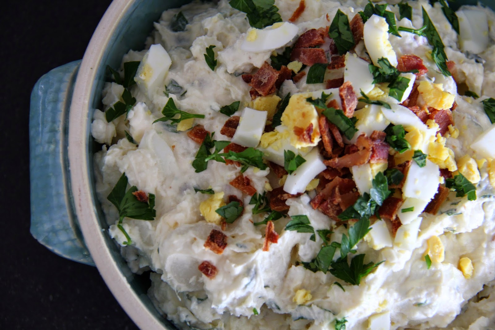 A Bountiful Kitchen: Sour Cream and Bacon Potato Salad