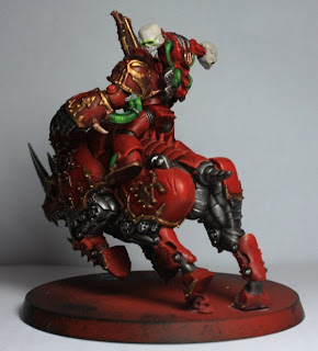 Khorne Berzerker with powerfist on a Juggernaut