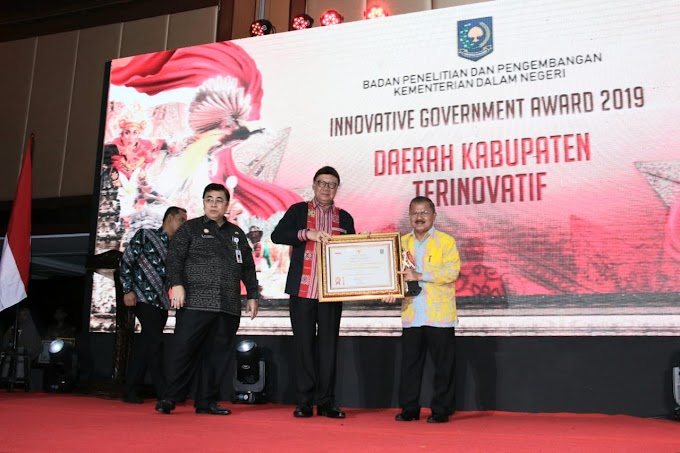 Lagi Padang Pariaman Raih Penghargaan Kabupaten Inovatif 2019 Dari Kemendagri