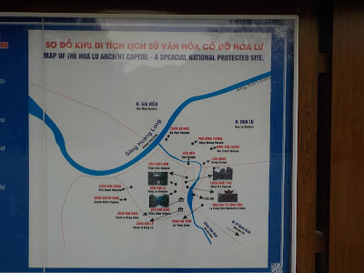 ホアルー（Hoa Lu）の地図（略図）