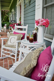 Summer Porch-Lovely Things-Weekly Blog Link Up Party-Treasure Hunt Thursday- From My Front Porch To Yours