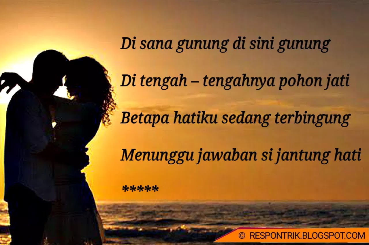 47 Pantun Cinta Romantis Untuk Pacar Tersayang Lengkap Dengan