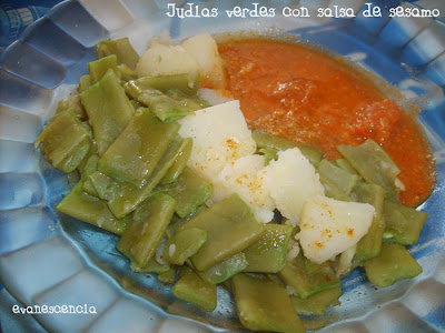 judias verdes con salsa