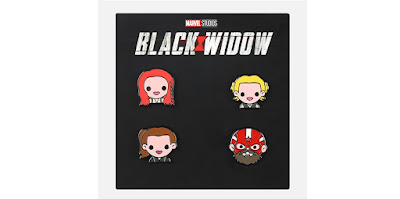 Black Widow Emoji Pin Set by 100% Soft x Disney Movie Insiders