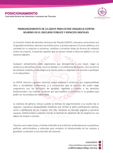 Derechos%20humanos_CEDH_Tlaxcala_Pronunciamiento%202%20junio%202025_Expediente%20Politico.Mx