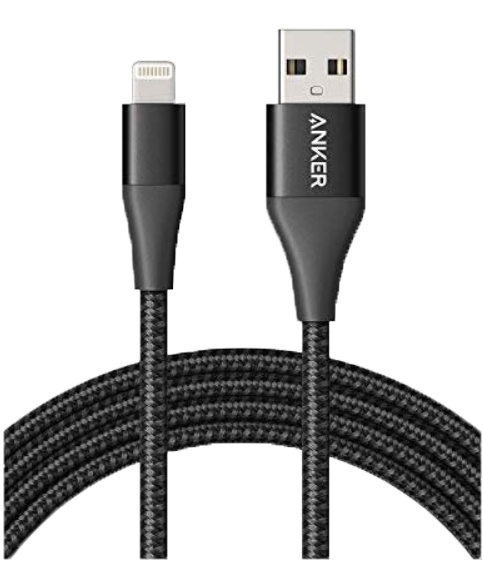 Anker Powerline+ II Lightning Cable (6ft), MFi Certified for Flawless Compatibility with iPhone X/8/8 Plus/7/7 Plus/6/6 Plus/5/5S and More