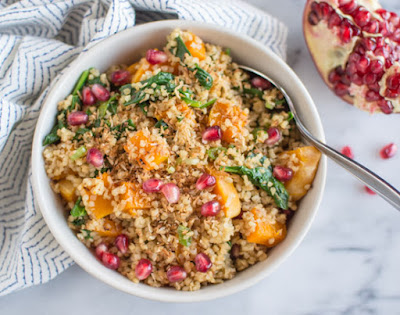 Coconut Bulgur and Butternut Squash Bowl