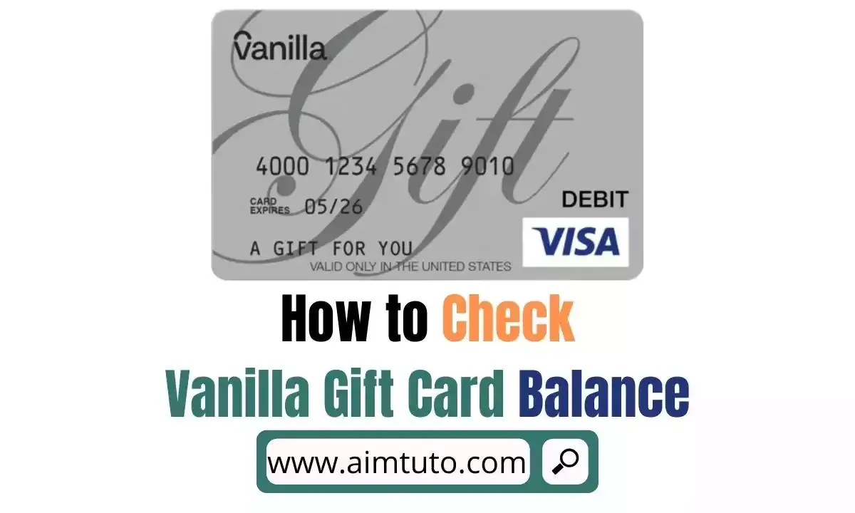 check vanilla gift card balance