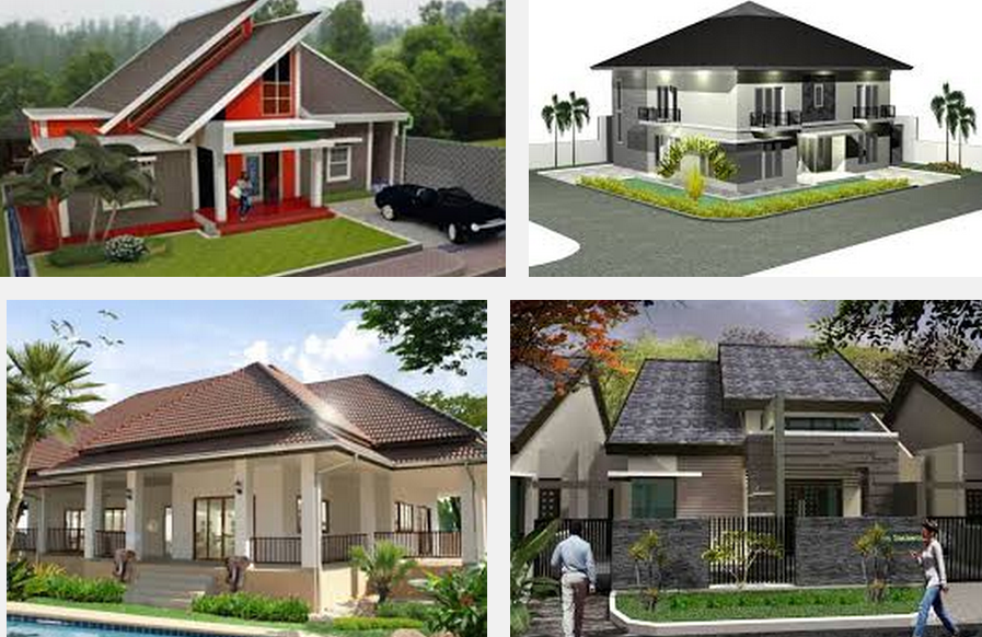 Gambar foto  model rumah  minimalis sederhana  modern  terbaru 