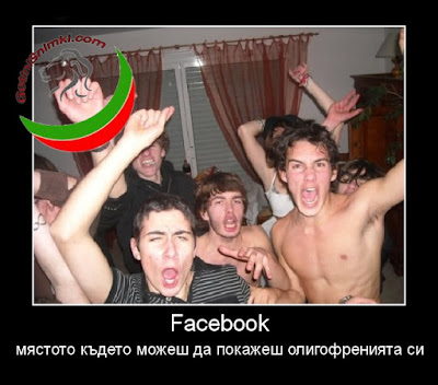 Facebook мястото където можеш да покажеш олигофренията си