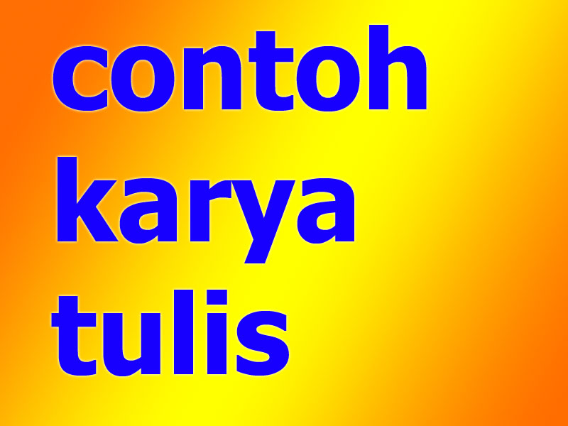 Contoh Artikel Ilmiah Komputer - Contoh Club