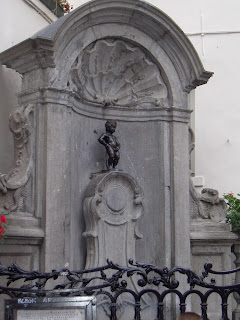 Manneken Pis em Bruxelas Bélgica